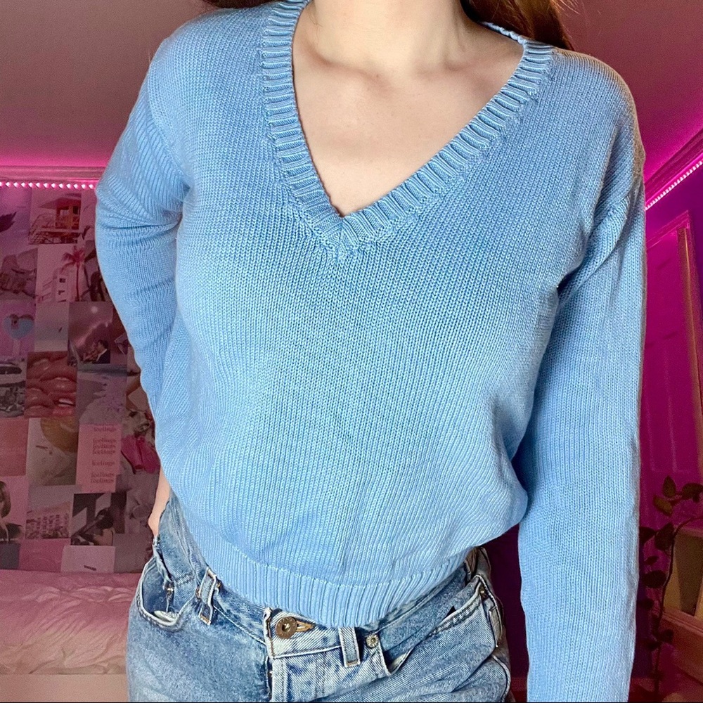 Rare Brandy Melville Blue Sweater